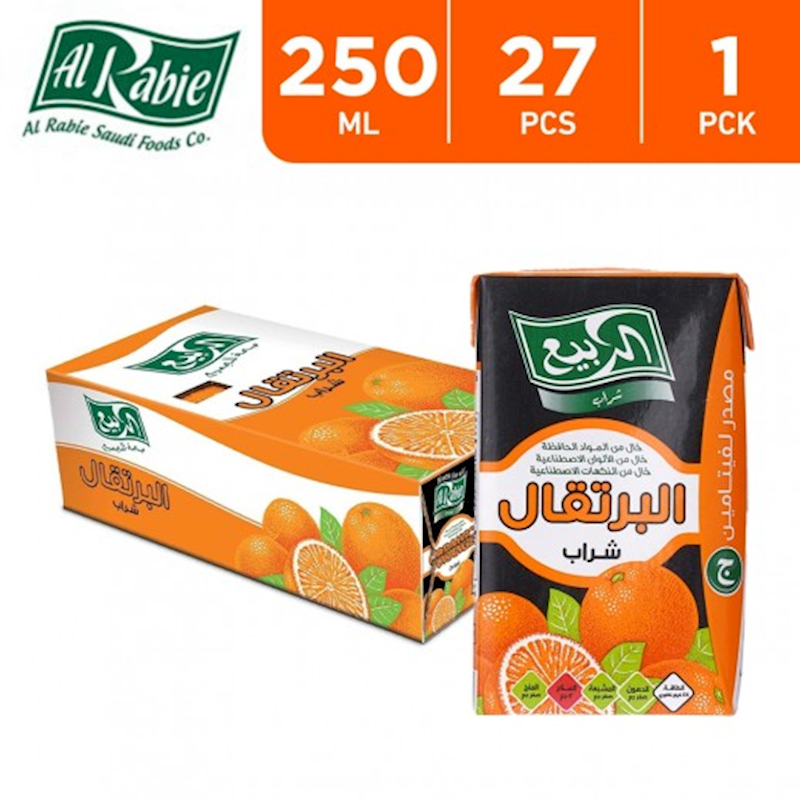 Picture of  ALRABIE ORANGE JUICE 250ML X 27