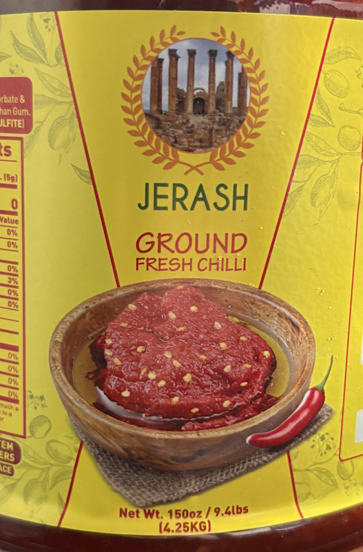 Picture of  JERASH FRESH GROUND CHILLI 9.4LB X 4 