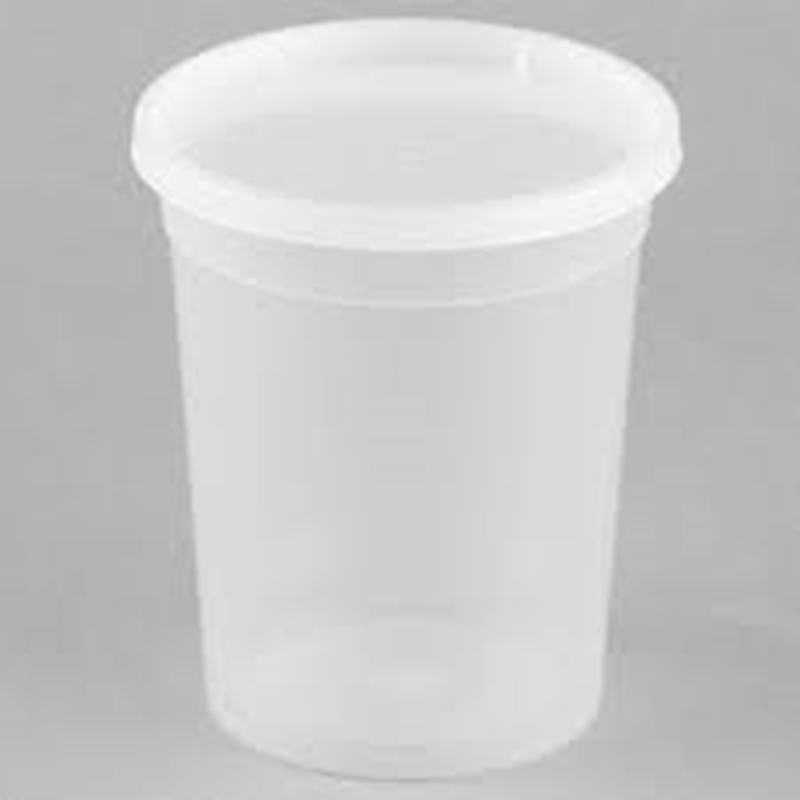 Picture of  64 OZ Heavy Duty Clear Deli Container With Lids 100 Sets/Case